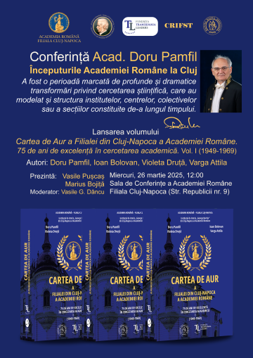 Lansarea „Cărții de Aur” a Filialei Cluj-Napoca