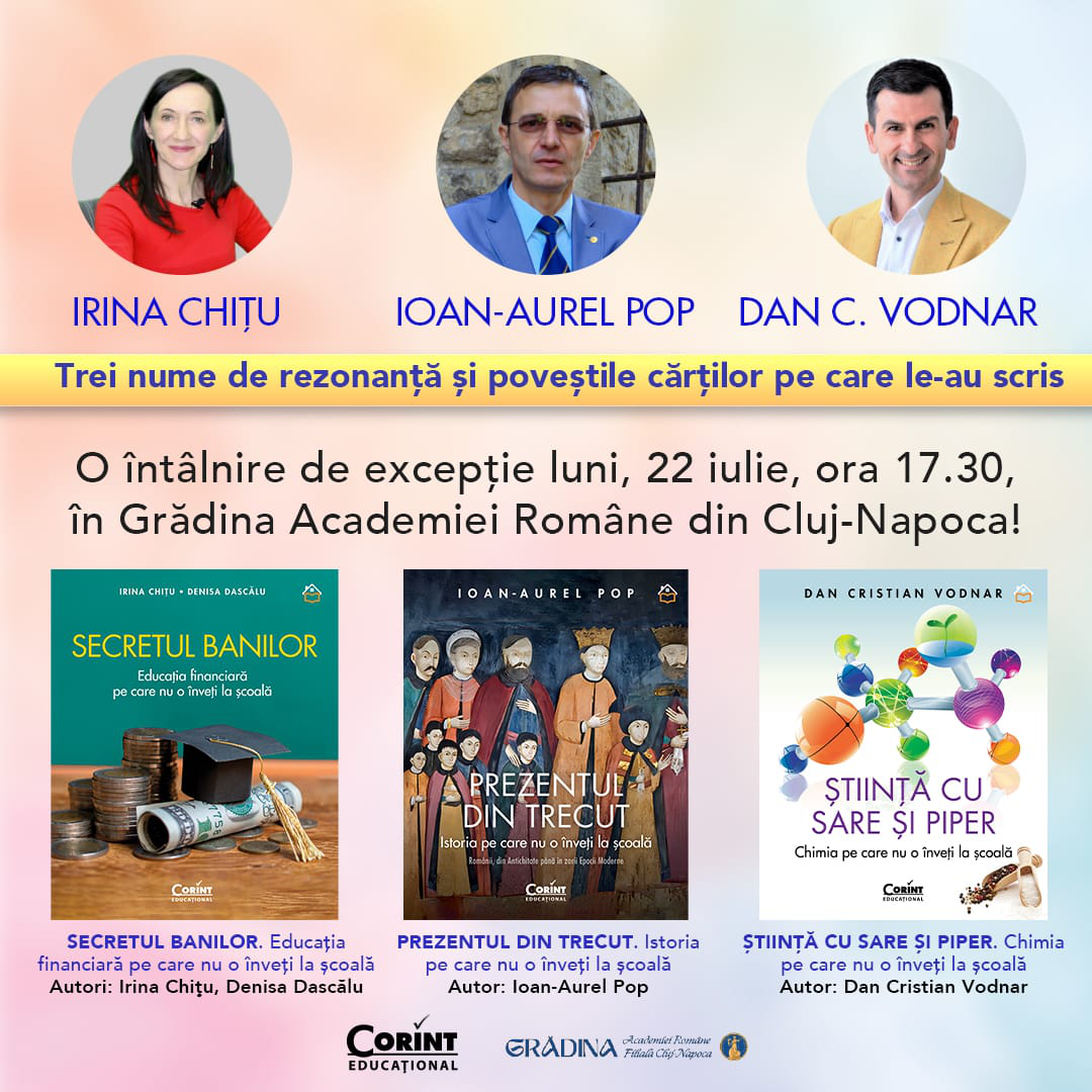 Trei nume de rezonanță și poveștile cărților pe care le-au scris